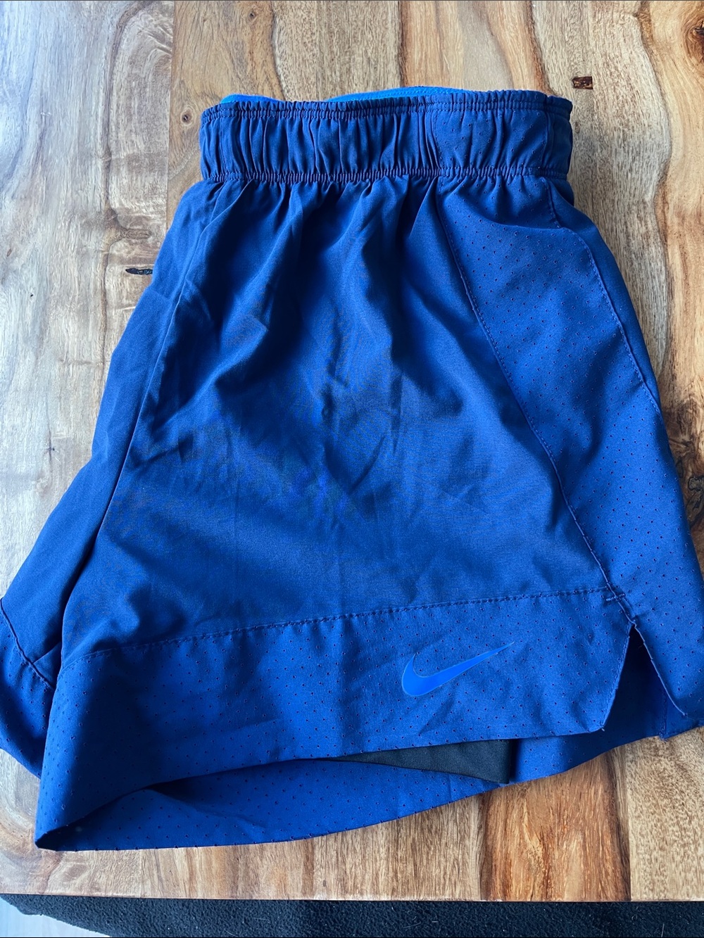 Nike Royal Blue Athletic Shorts with Under Lining